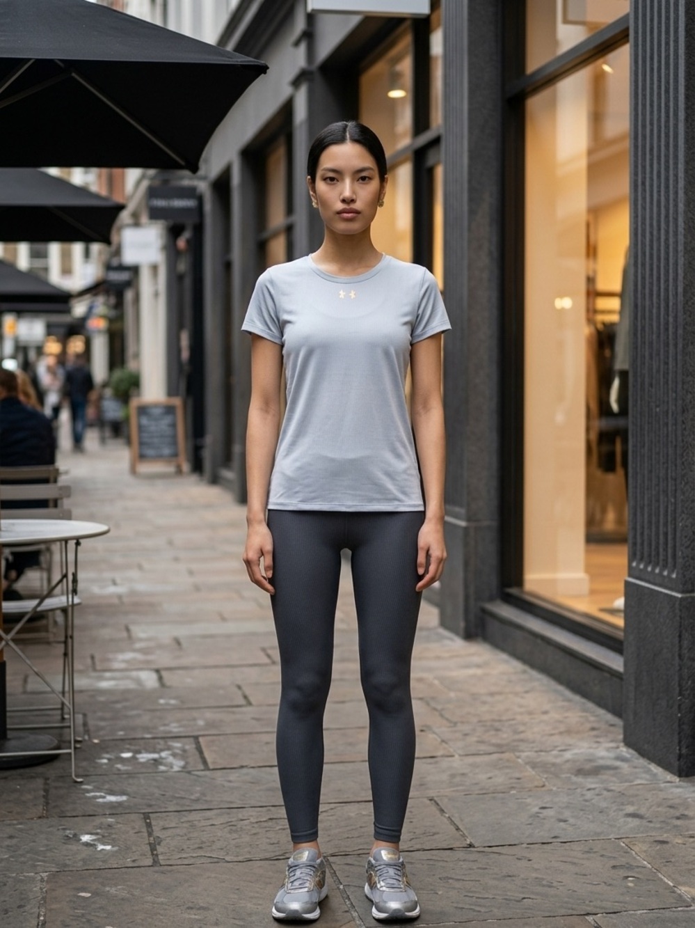 Under Armour Loose Light Blue Tee - Size Extra Small